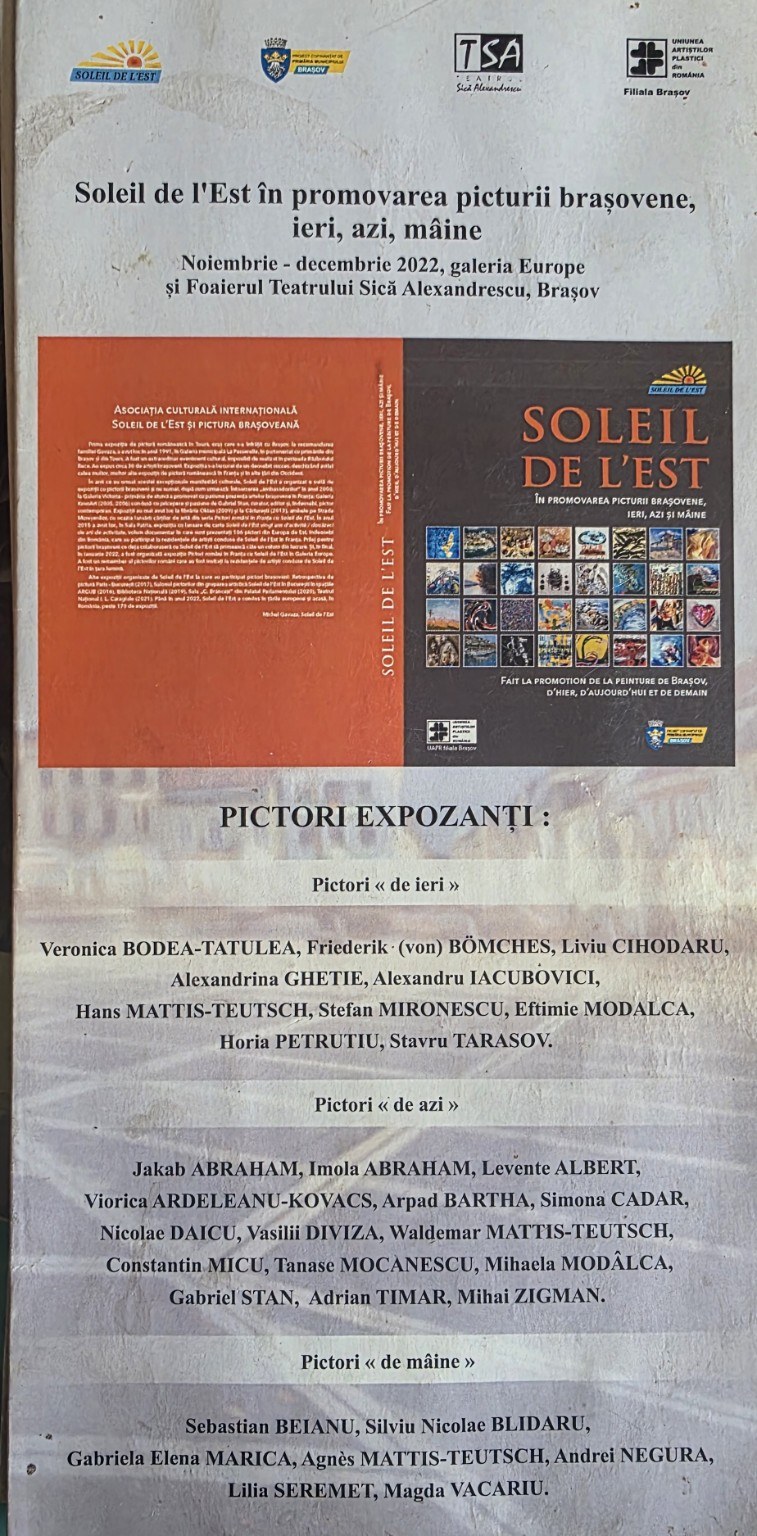 Soleil de l’Est în promovarea picturii brașovene · 2022
