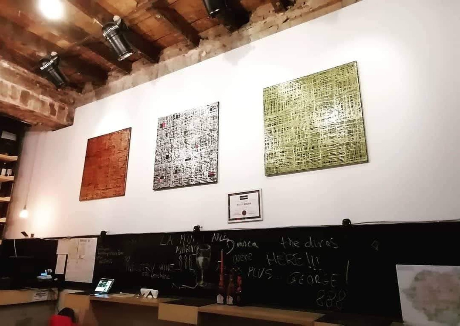 Industry Wine Bar · mini-expoziție personală · 2021